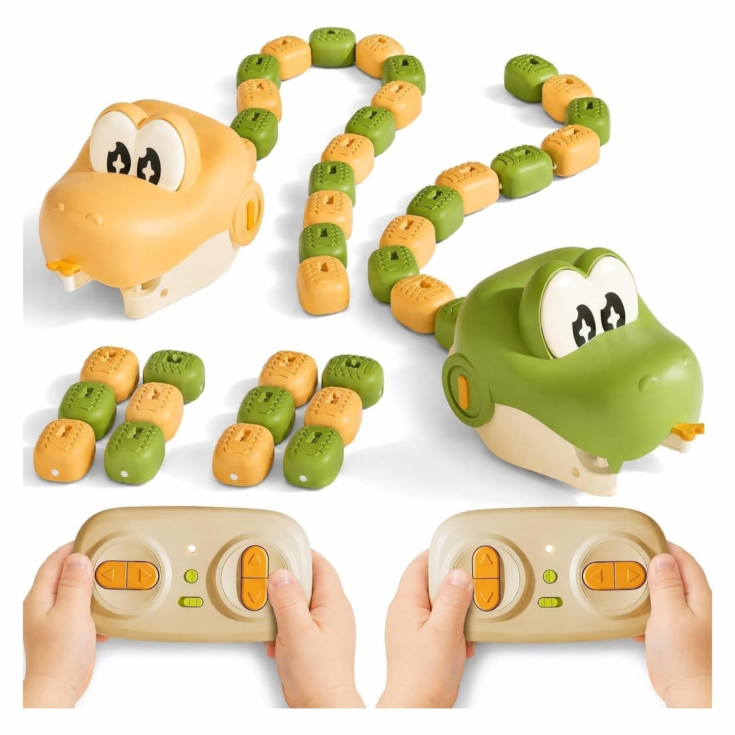 Kids remote control crocodile snake battle toy