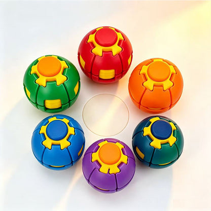 3D Printed Fidget Ball, Stress Relief Toy & Fidget Spinner
