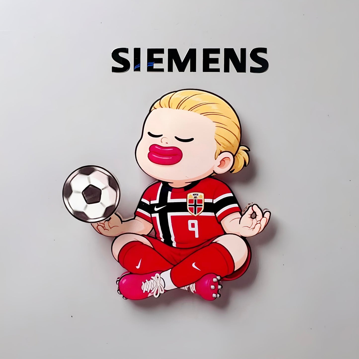 Abstract & Funny Football Spinning Magnetic Fridge Magnet  10PCS