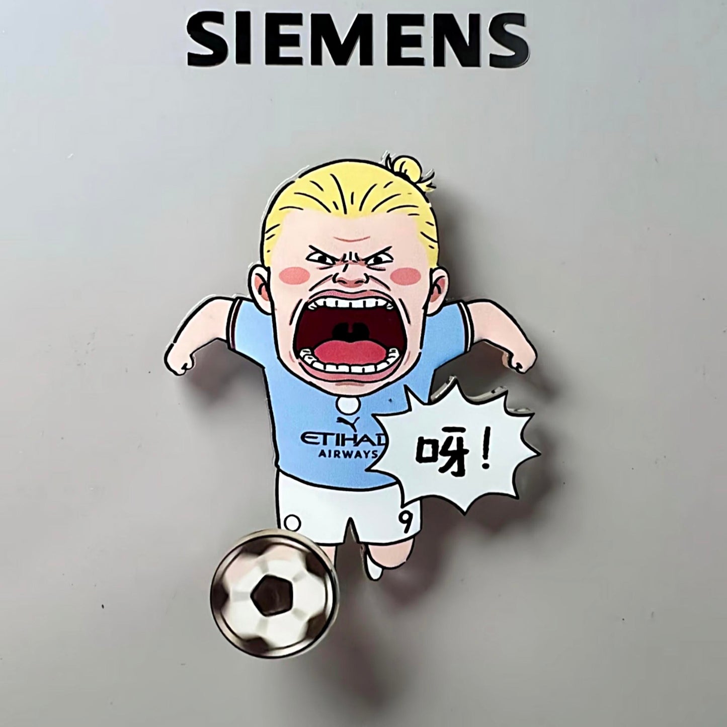 Abstract & Funny Football Spinning Magnetic Fridge Magnet  10PCS