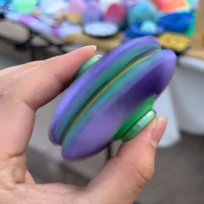 3D Printed Fidget Ball, Stress Relief Toy & Fidget Spinner