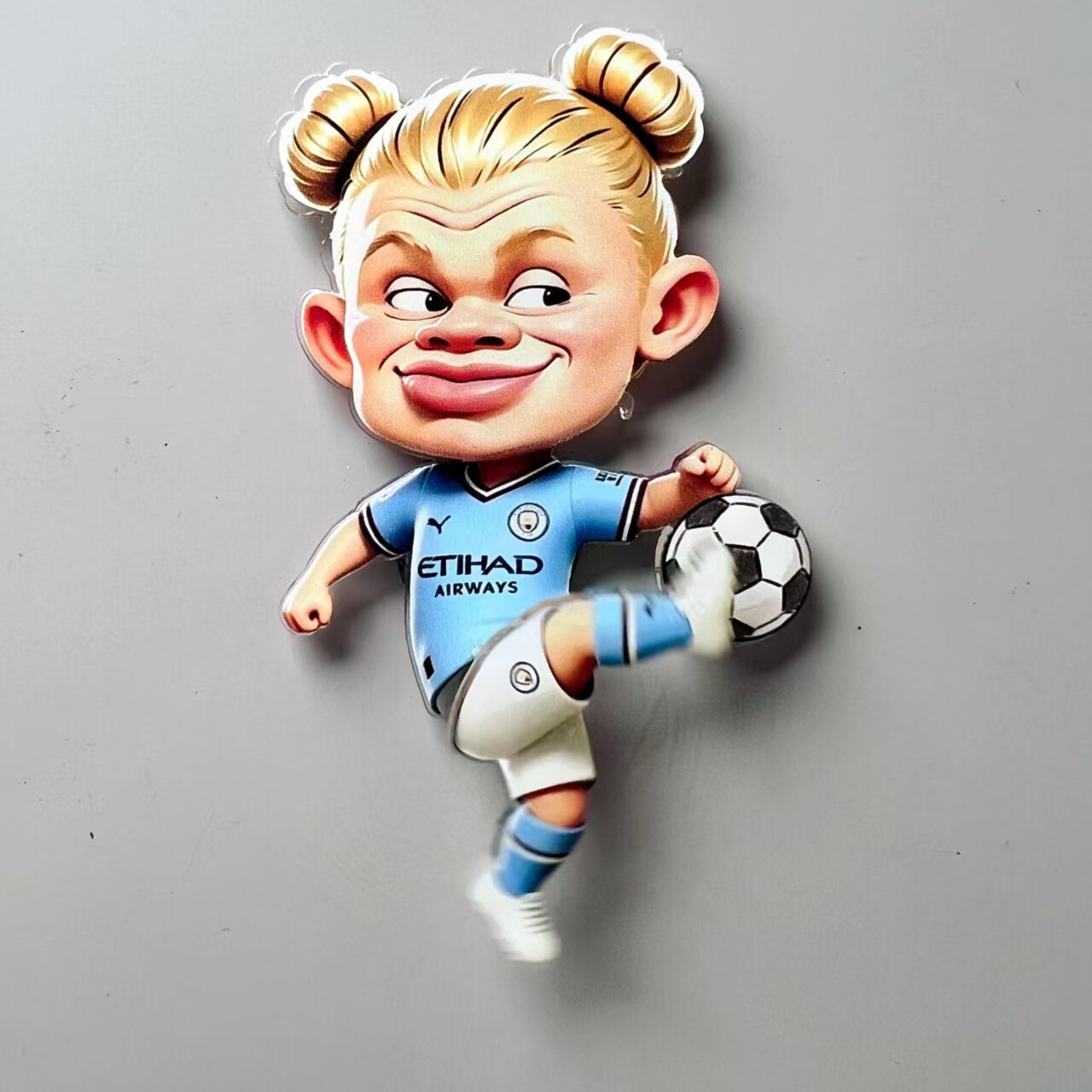 Abstract & Funny Football Spinning Magnetic Fridge Magnet  10PCS