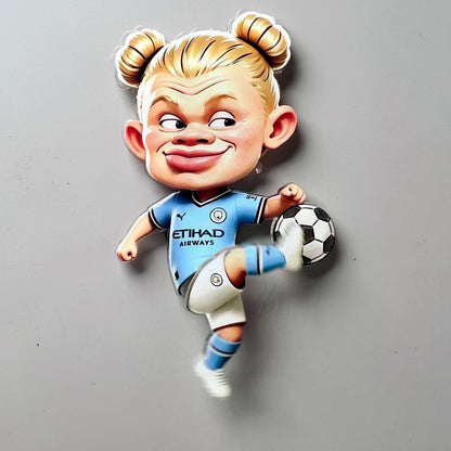 Abstract & Funny Football Spinning Magnetic Fridge Magnet  10PCS