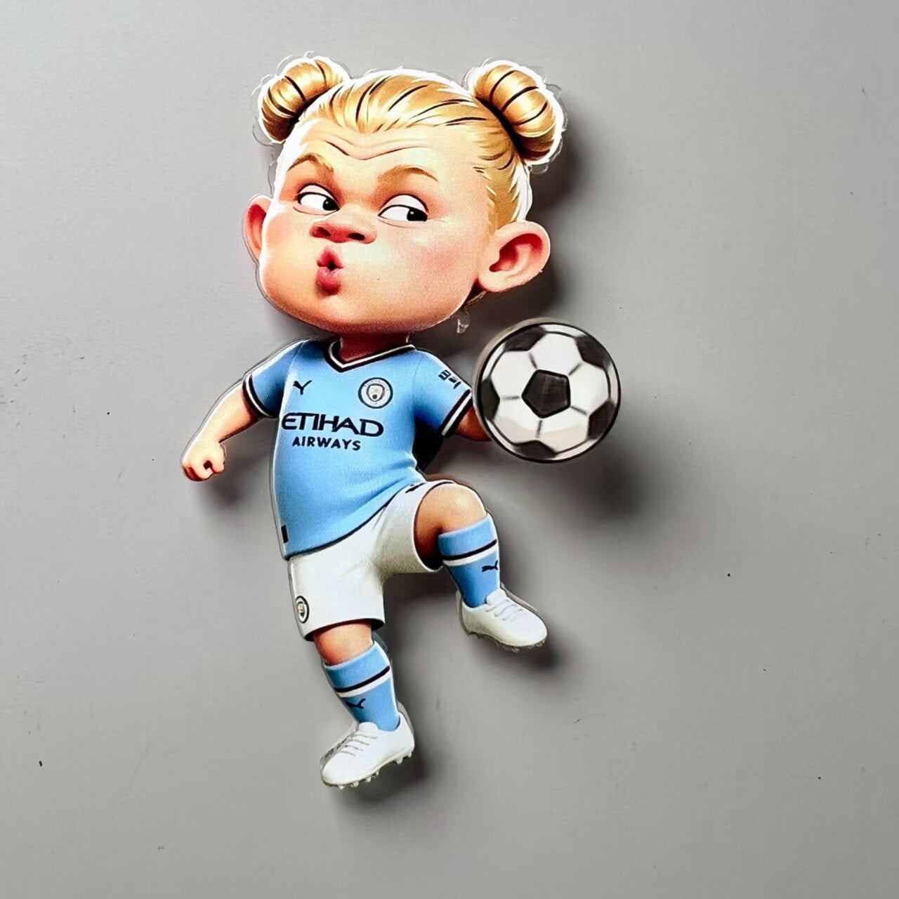 Abstract & Funny Football Spinning Magnetic Fridge Magnet  10PCS