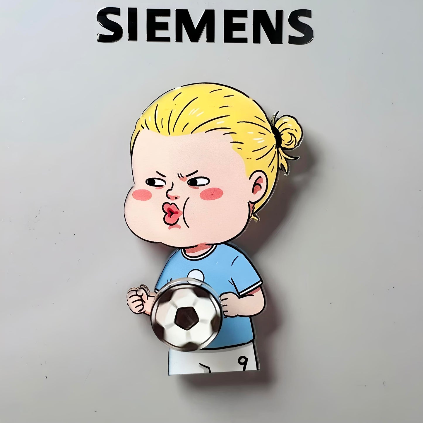 Abstract & Funny Football Spinning Magnetic Fridge Magnet  10PCS