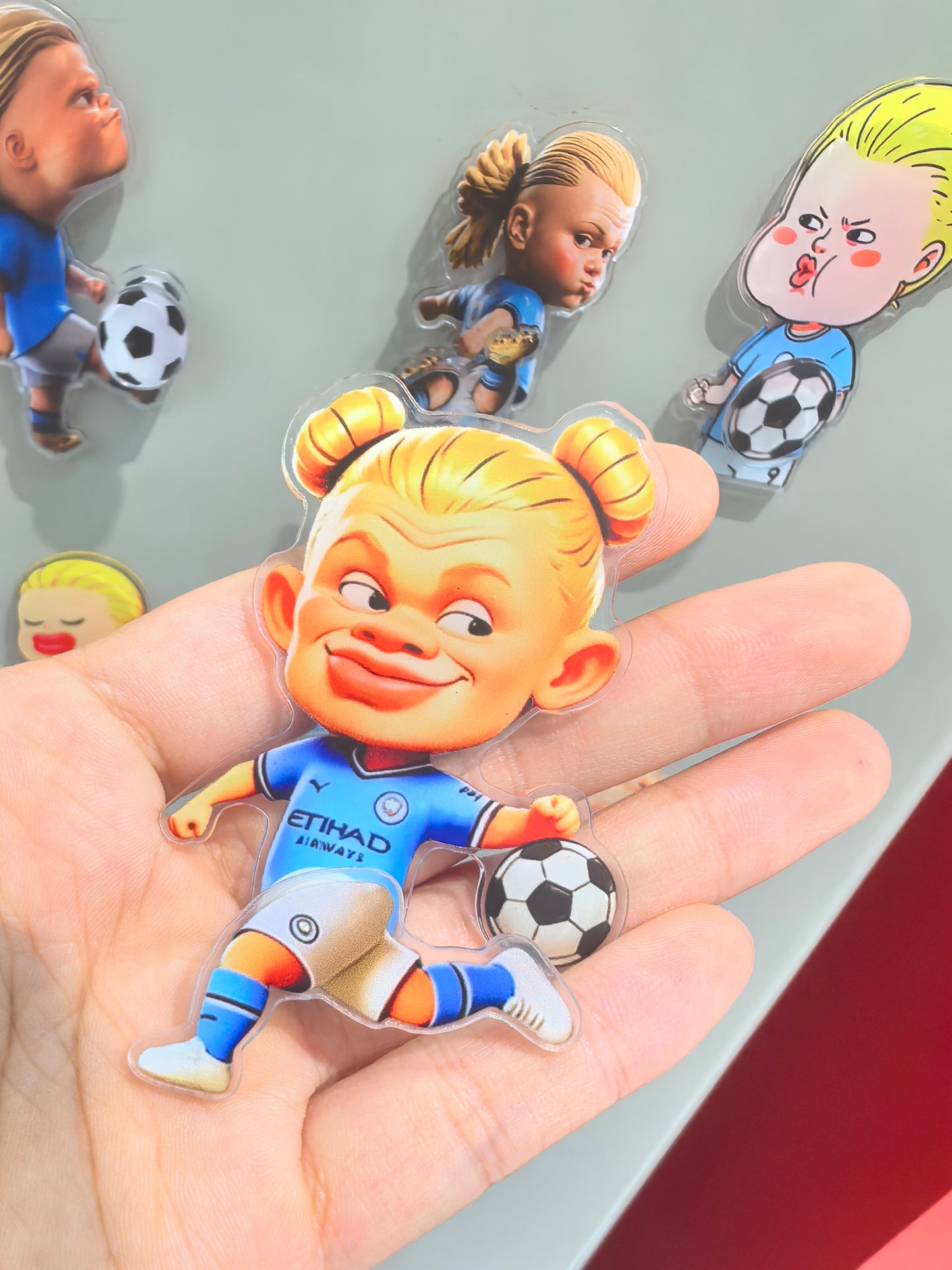 Funny football spinning fridge magnets set, 2026 FIFA World Cup souvenir