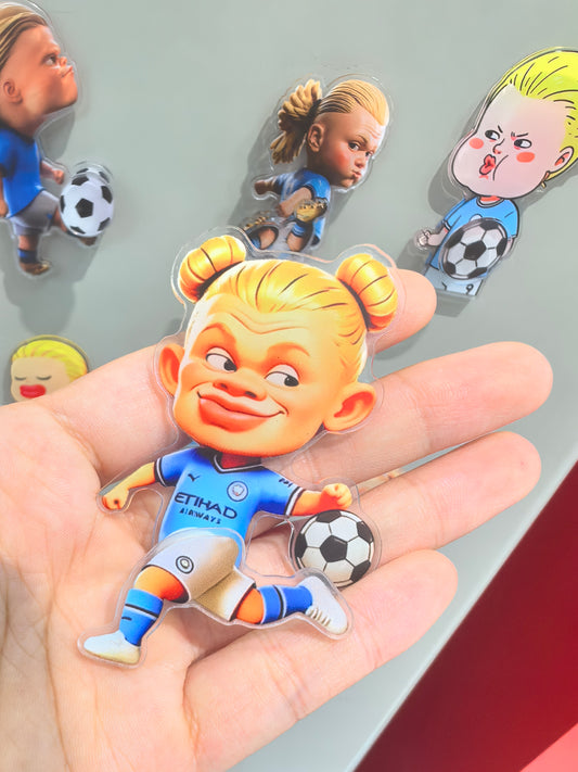Funny football spinning fridge magnets set, 2026 FIFA World Cup souvenir
