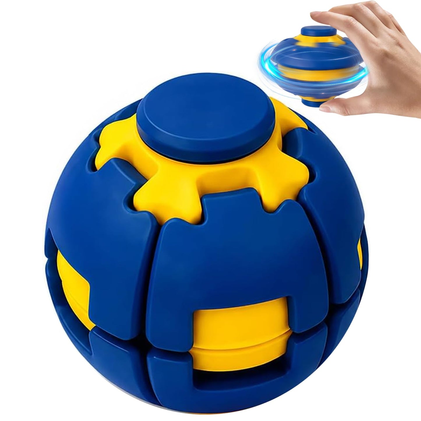 Fidget ball spinner for adults, compact EDC stress relief toy