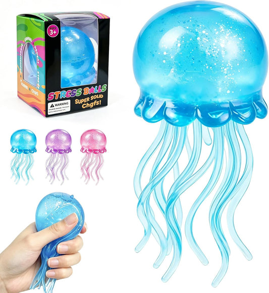 Jellyfish Squeeze Toy | Squishy Sensory Fidget Stress Ball