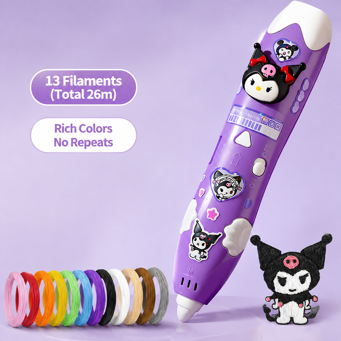 3D Printing Pen for Kids Ages 6+ | Safe DIY Craft & STEM Creative Toy