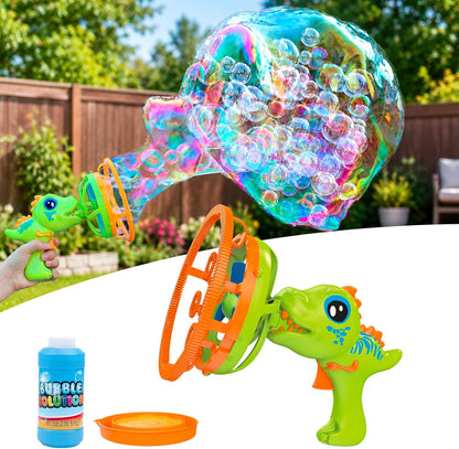 Dinosaur Bubble Gun – Automatic Bubble Blaster for Kids