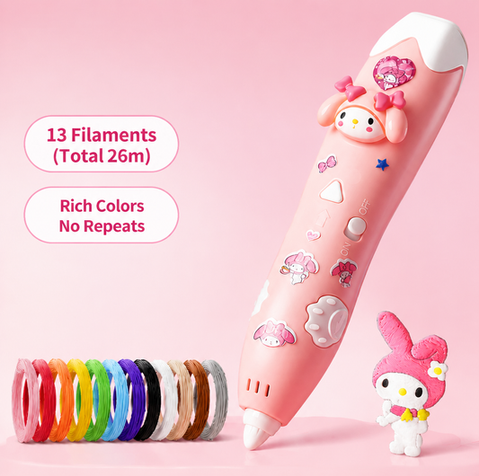 3D Printing Pen for Kids Ages 6+ | Safe DIY Craft & STEM Creative Toy