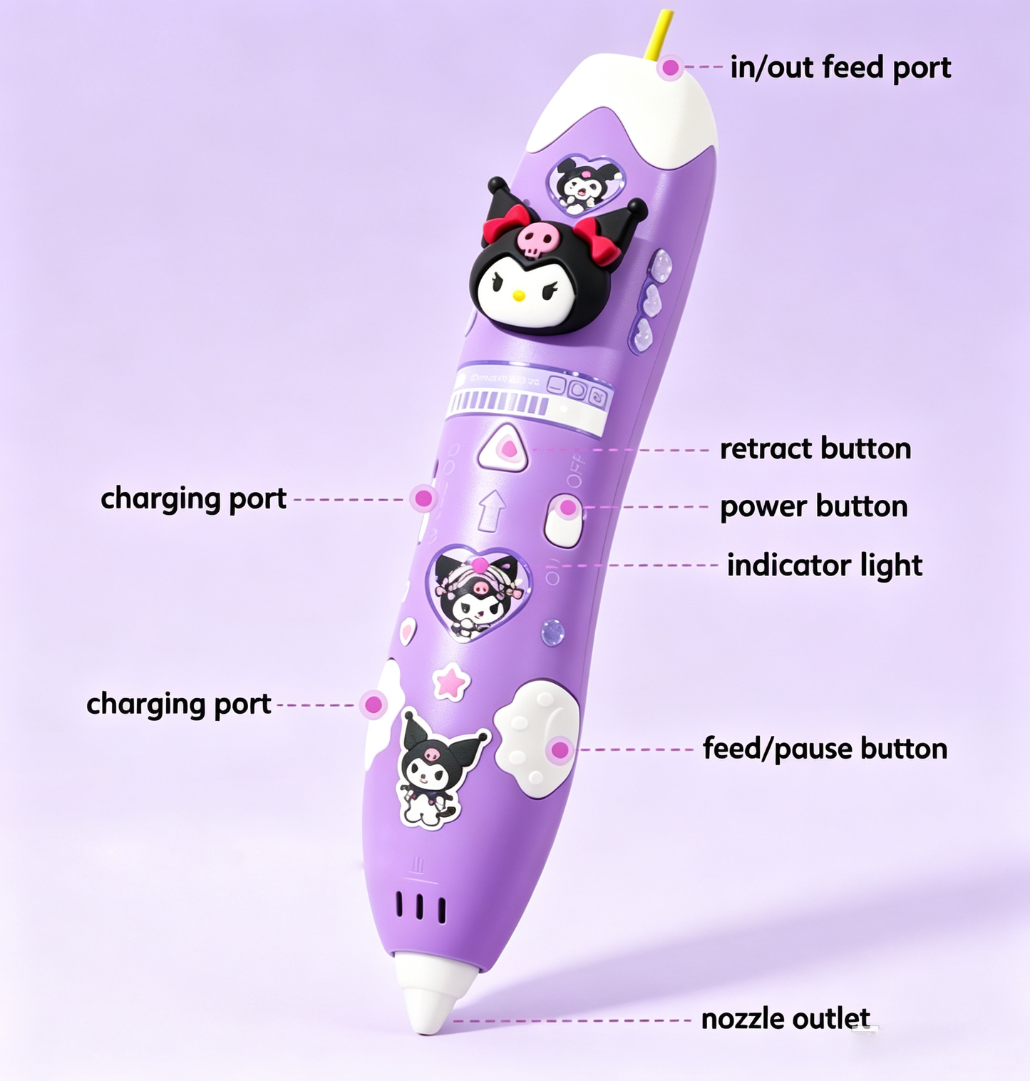 3D Printing Pen for Kids Ages 6+ | Safe DIY Craft & STEM Creative Toy