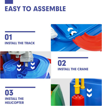 STEM Kids Toy Boys 3-5, hahaland Large Race Track