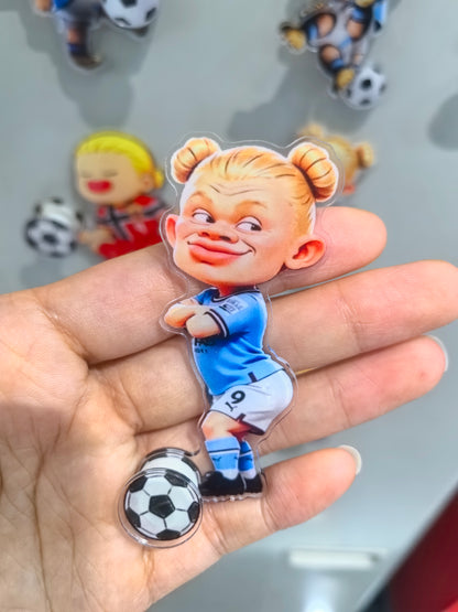Funny football spinning fridge magnets set, 2026 FIFA World Cup souvenir