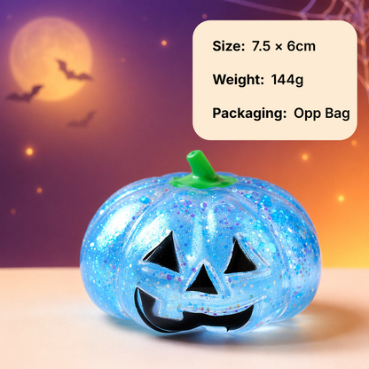 Halloween Pumpkin Squishy Stress Relief Toy – 4 Colors Oddly Satisfying