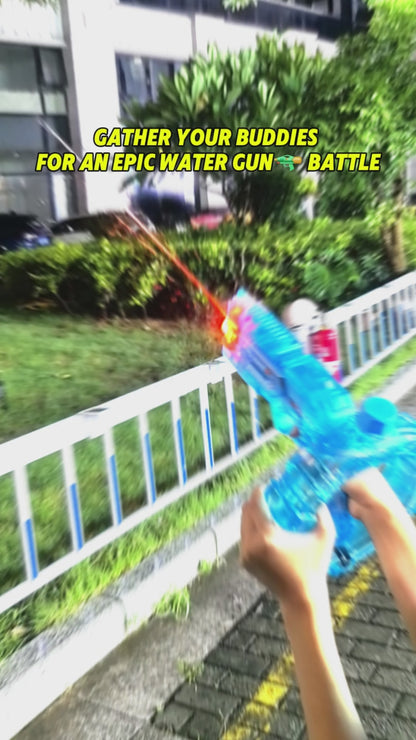 Electric Light-Up Water Gun for Kids | Auto Soaker Toy